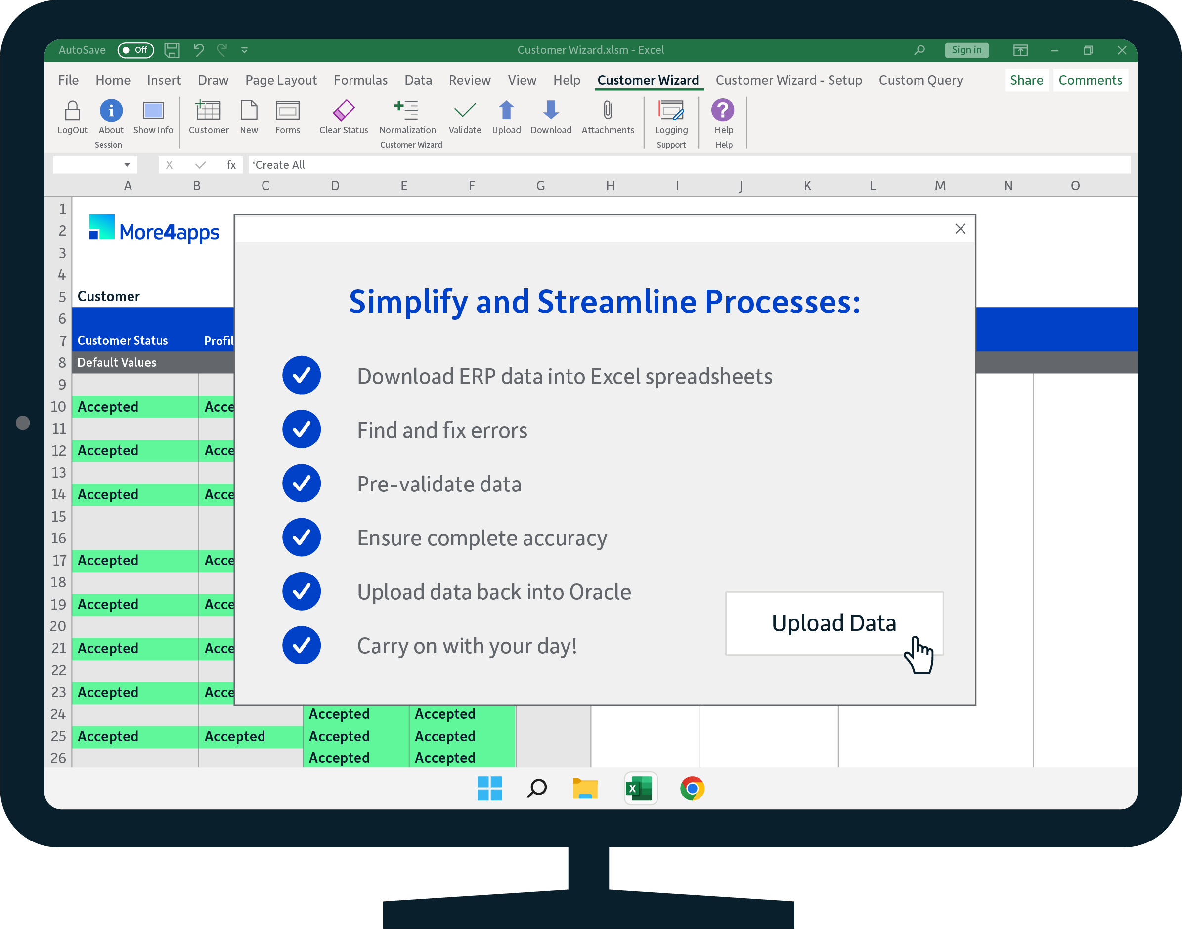 screenshot of EBS Toolbox